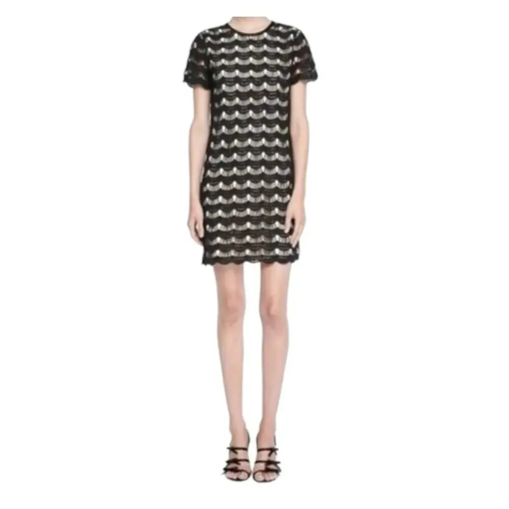 Kate Spade Virginia Lace Black & Nude Mini Dress 4